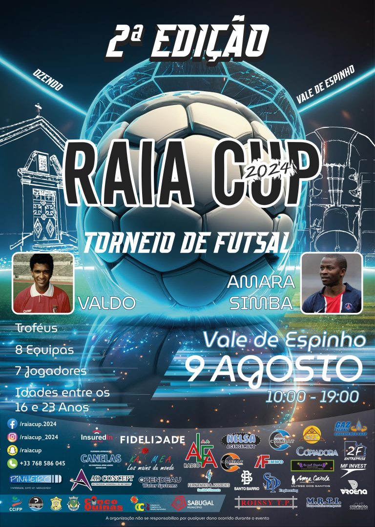 Ex-jogadores do futebol português vão marcar presença no “Raia Cup”