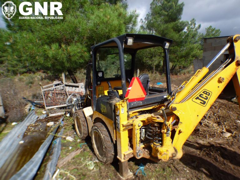 GNR recupera, no Sabugal, máquina que tinha sido furtada em Ponte de Sor