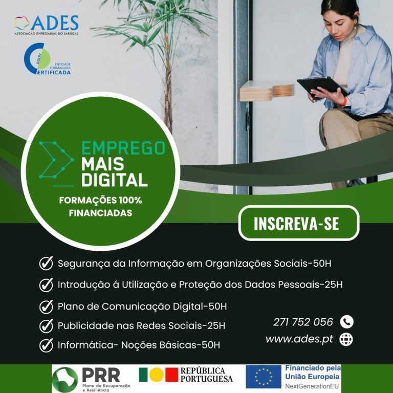 ADES: PROJETO EMPREGO + DIGITAL – O FUTURO COMEÇA AGORA: